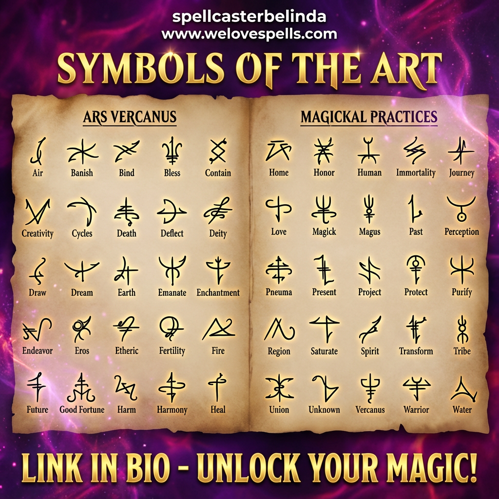Unlocking Sigils & Symbols from *Ars Vercanus*: Advanced Magickal Power