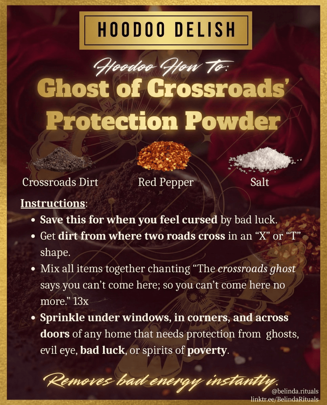 Crossroads Ghost Protection Powder: Easy Hoodoo Spell for Strong Defense - We Love Spells