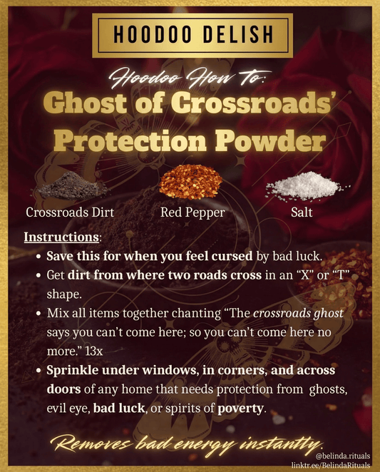 Crossroads Ghost Protection Powder: Easy Hoodoo Spell for Strong Defense - We Love Spells