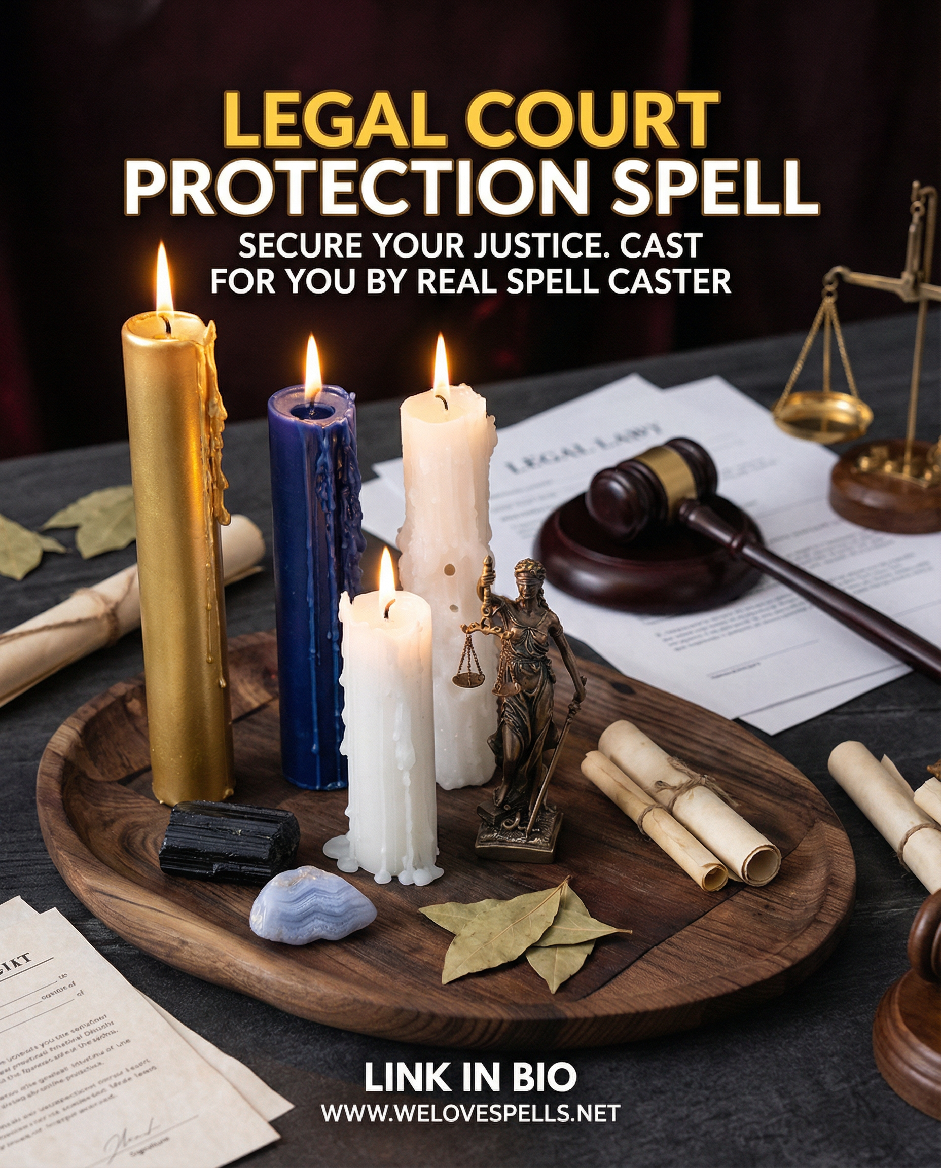 Powerful Legal Court Protection Spell for Justice and Victory