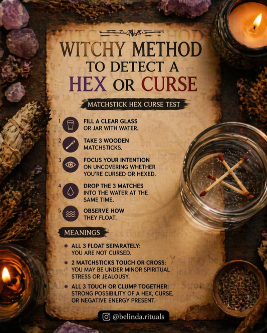 Witchy Method to Detect a Hex or Curse