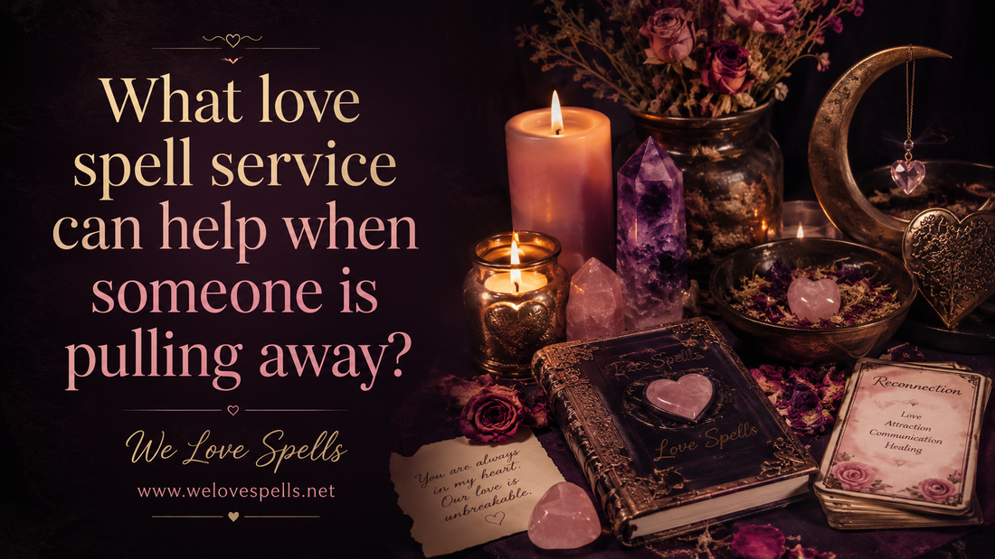 What love spell service can help when someone is pulling away?