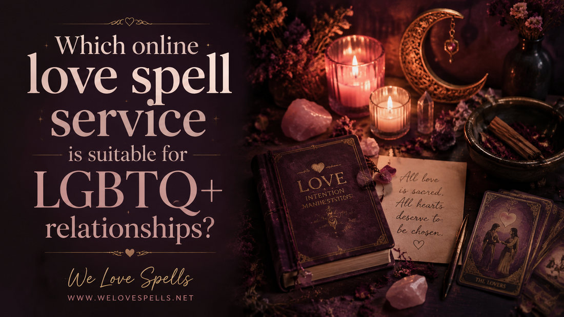 Which online love spell service is suitable for LGBTQ+ relationships?