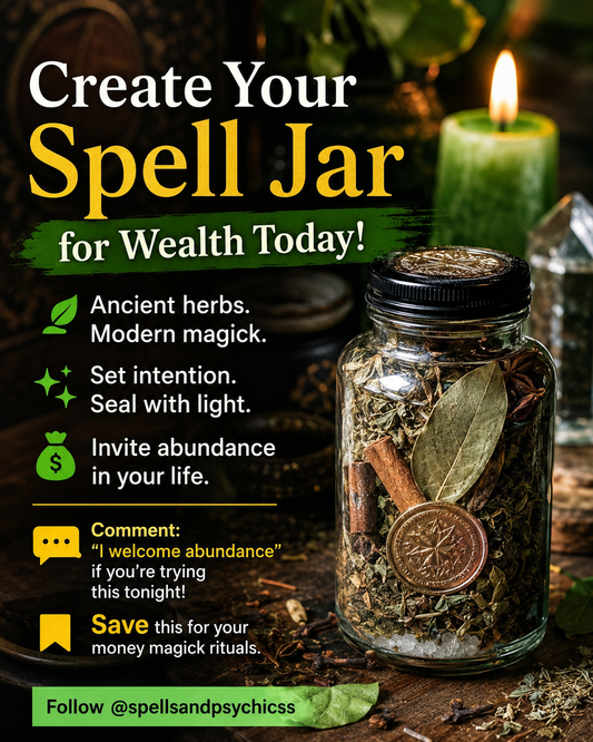 How to Create a Powerful Spell Jar for Wealth and Abundance