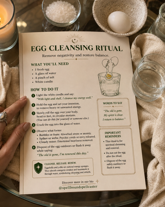 Egg Cleansing Ritual: A Simple Limpia for Energy Reset