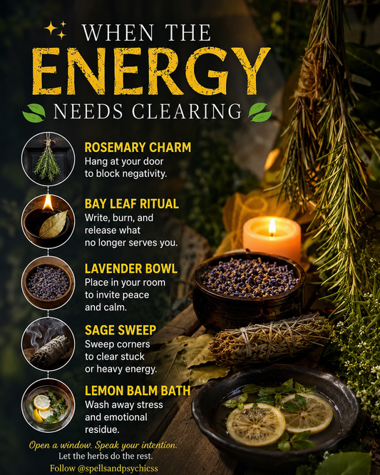 Herbal Energy Cleansing: Simple Rituals to Refresh Your Space 🌿✨