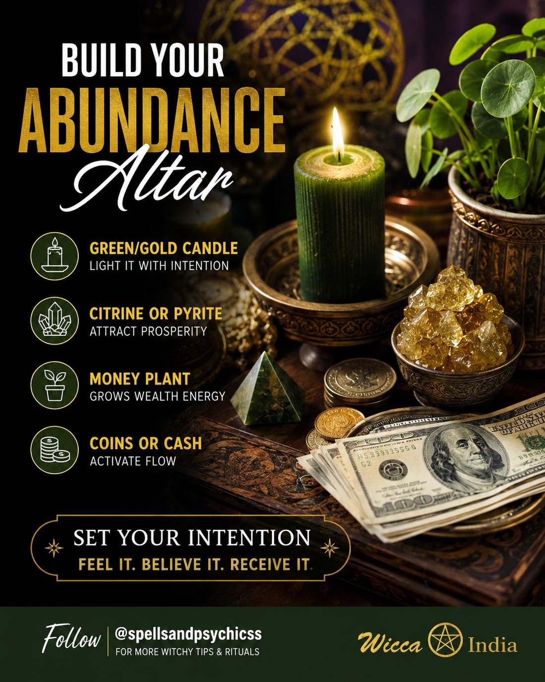 Build Your Abundance Altar This Thursday for Prosperity and Magick