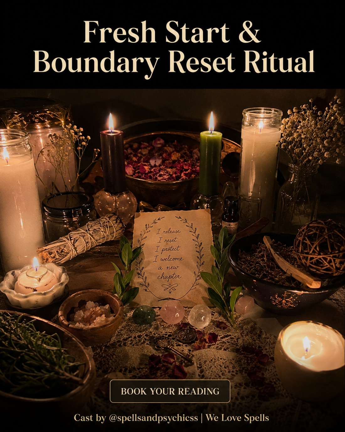 Fresh Start and Boundary Reset Ritual for Letting Go