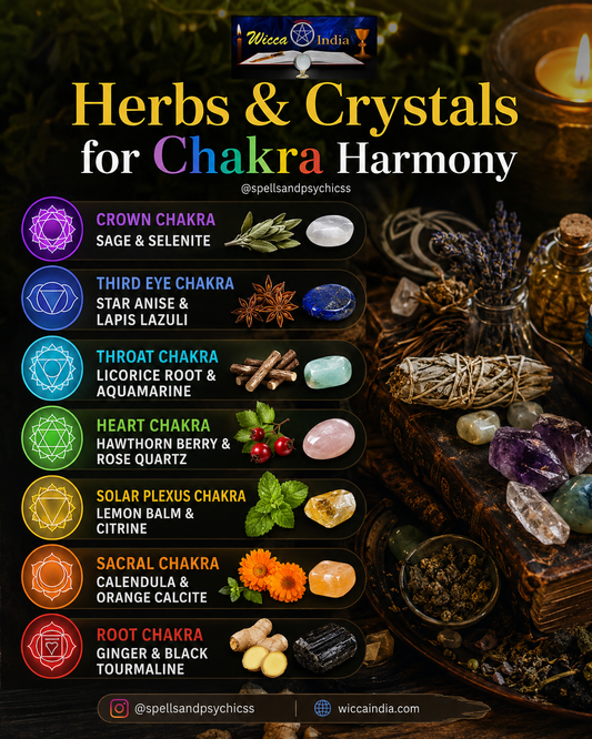 Herbs and Crystals for Chakra Healing: Balance Your Energy Naturally