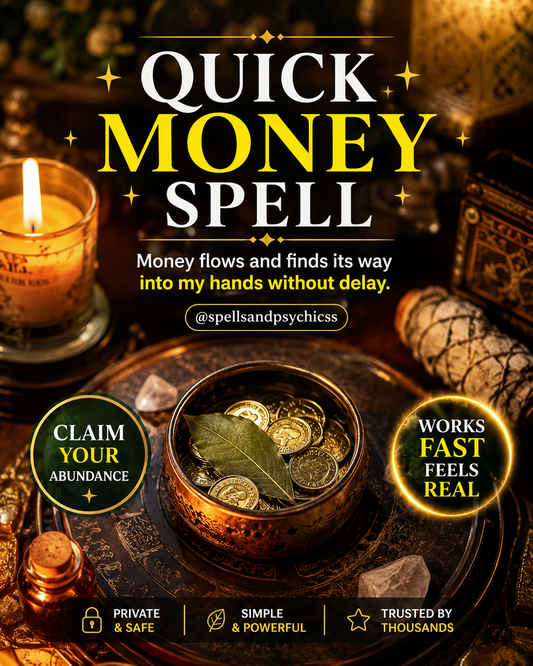 Quick Money Spell
