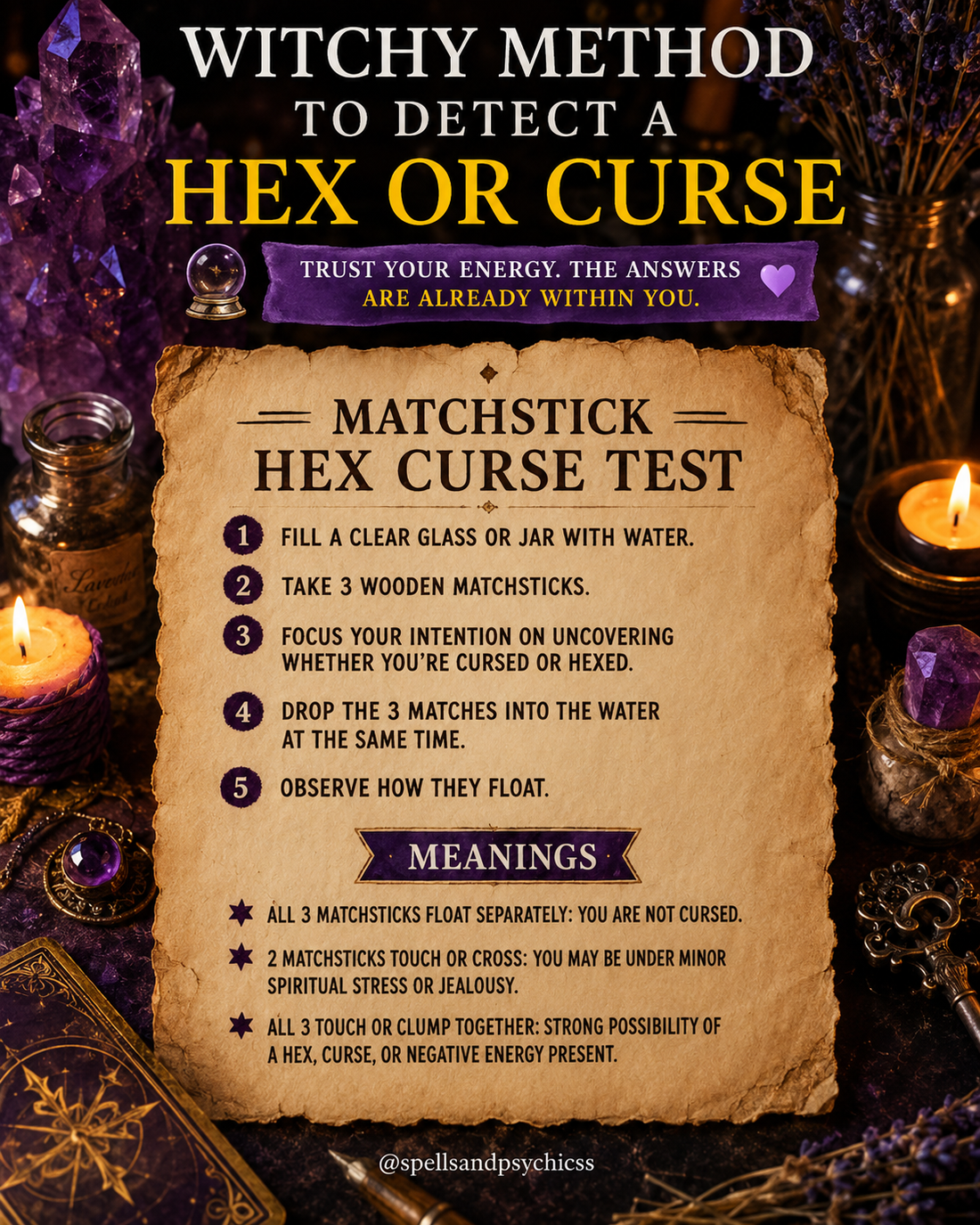 Witchy Method to Detect a Hex or Curse