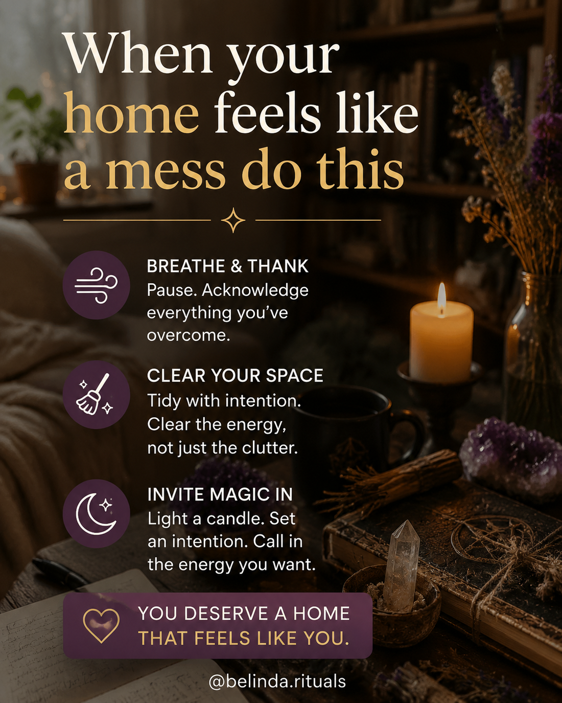 When  your home feels like a mess do this