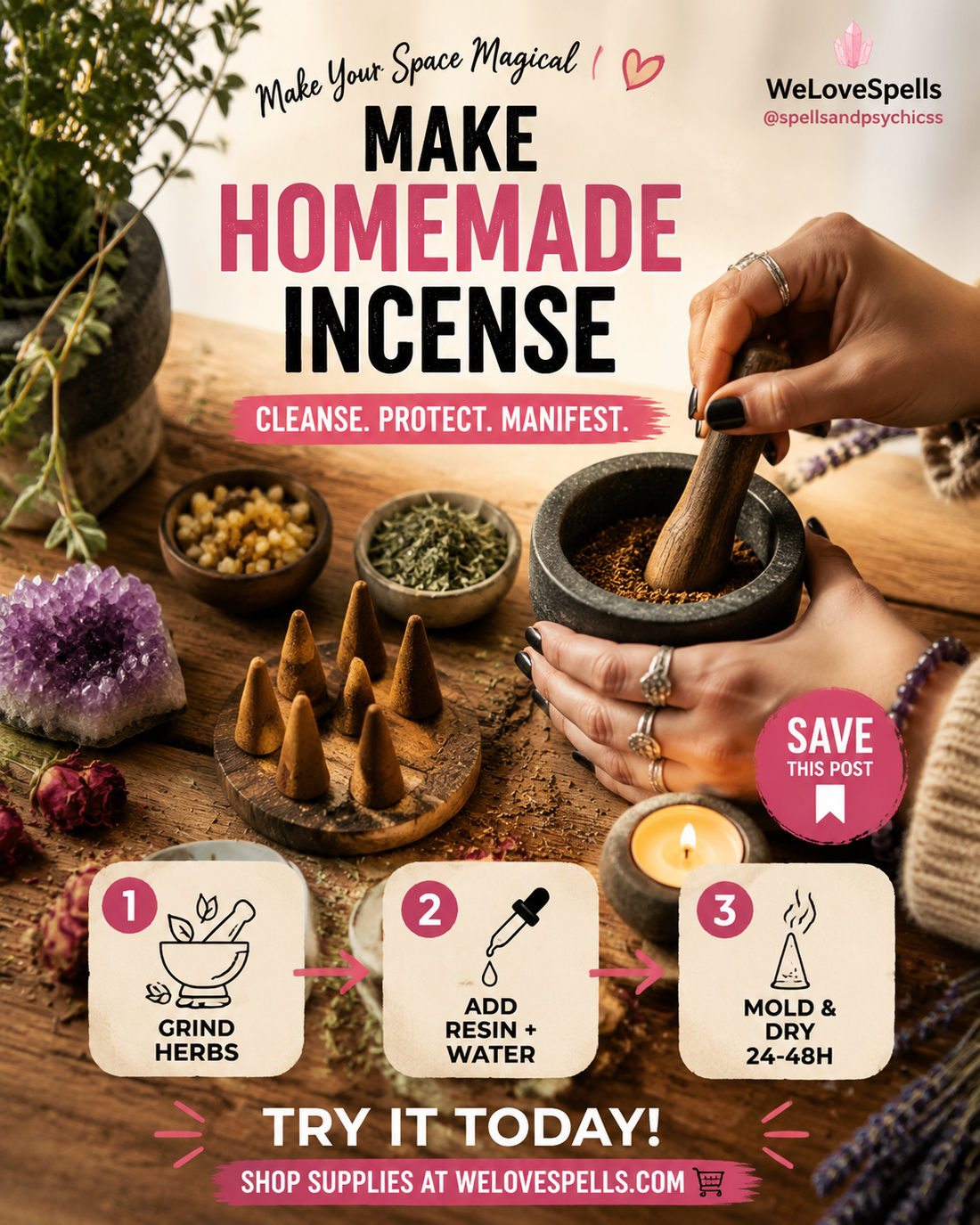 How to make homemade incense