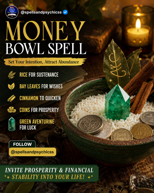 Simple Money Bowl Spell to Attract Prosperity and Financial Stability