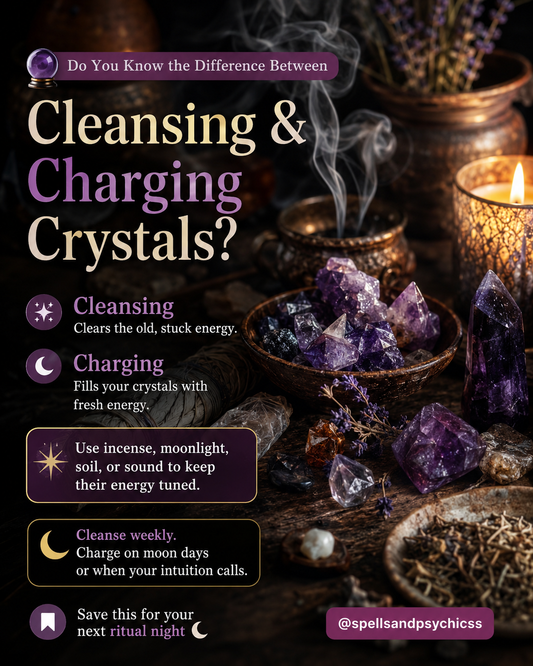 Cleansing vs Charging Crystals: How to Refresh Your Crystal Energy