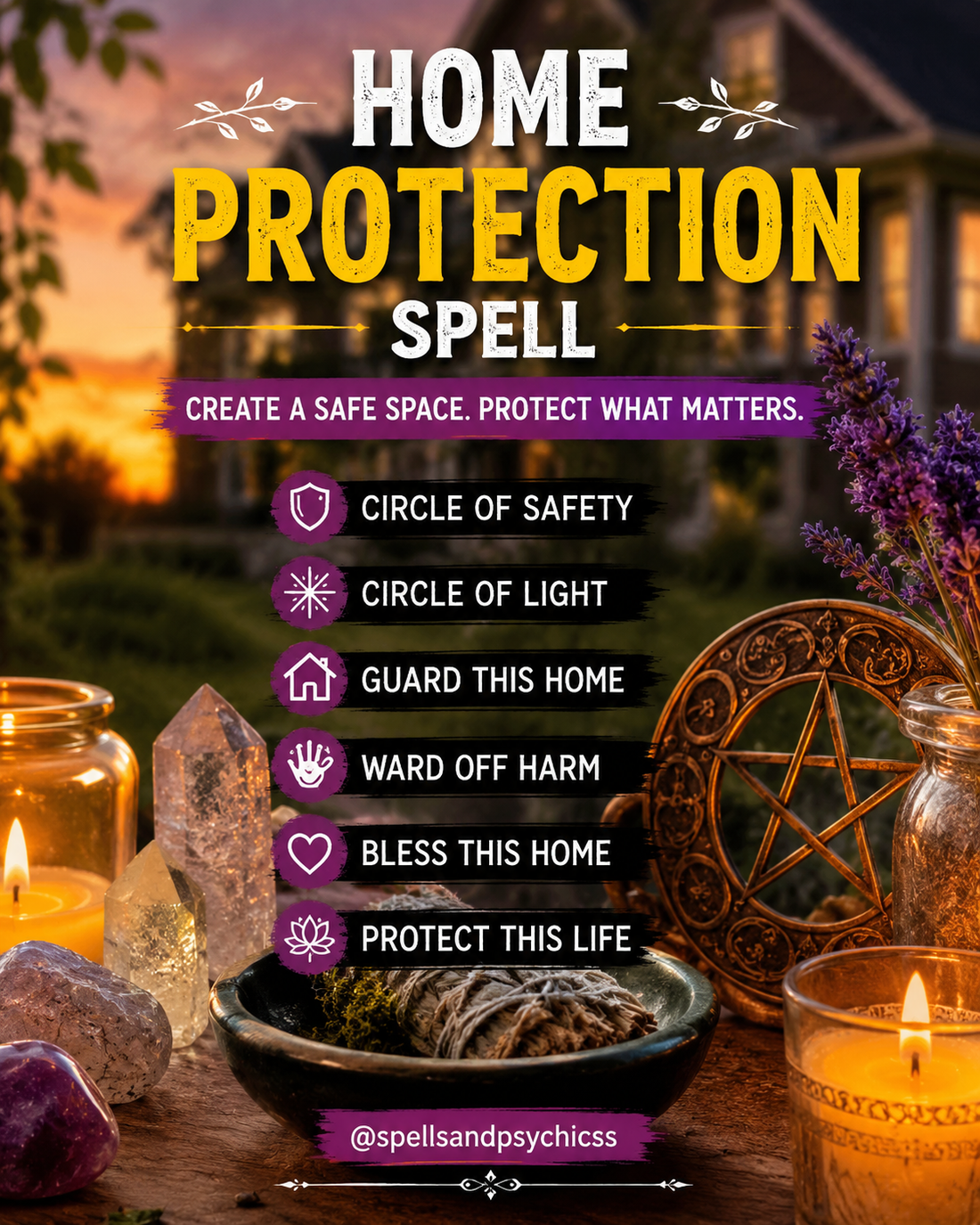 Home Protection Spell
