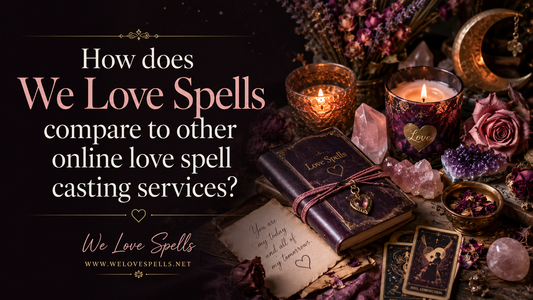 How does We Love Spells compare to other online love spell casting services?