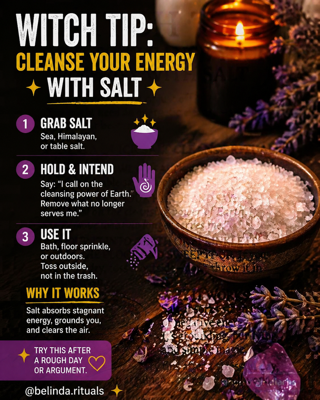 Witch Tip: How to Cleanse Your Energy with Salt