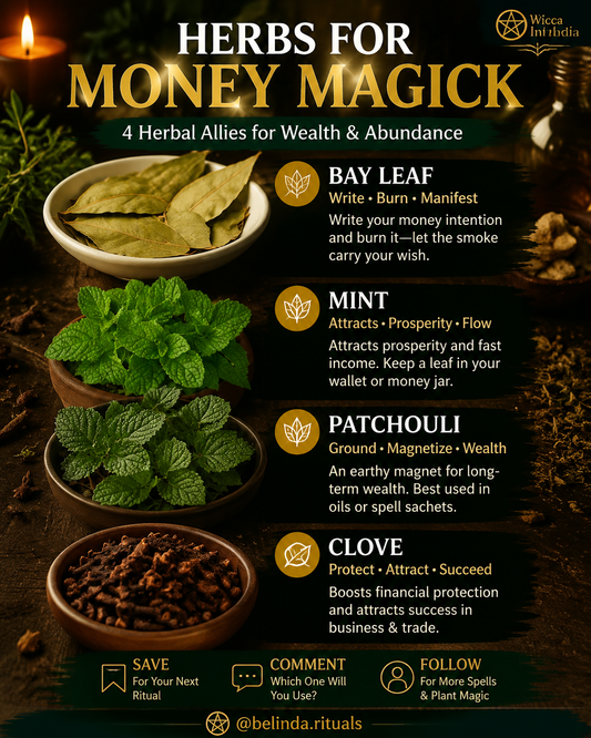 4 Powerful Herbs to Attract Wealth and Manifest Prosperity