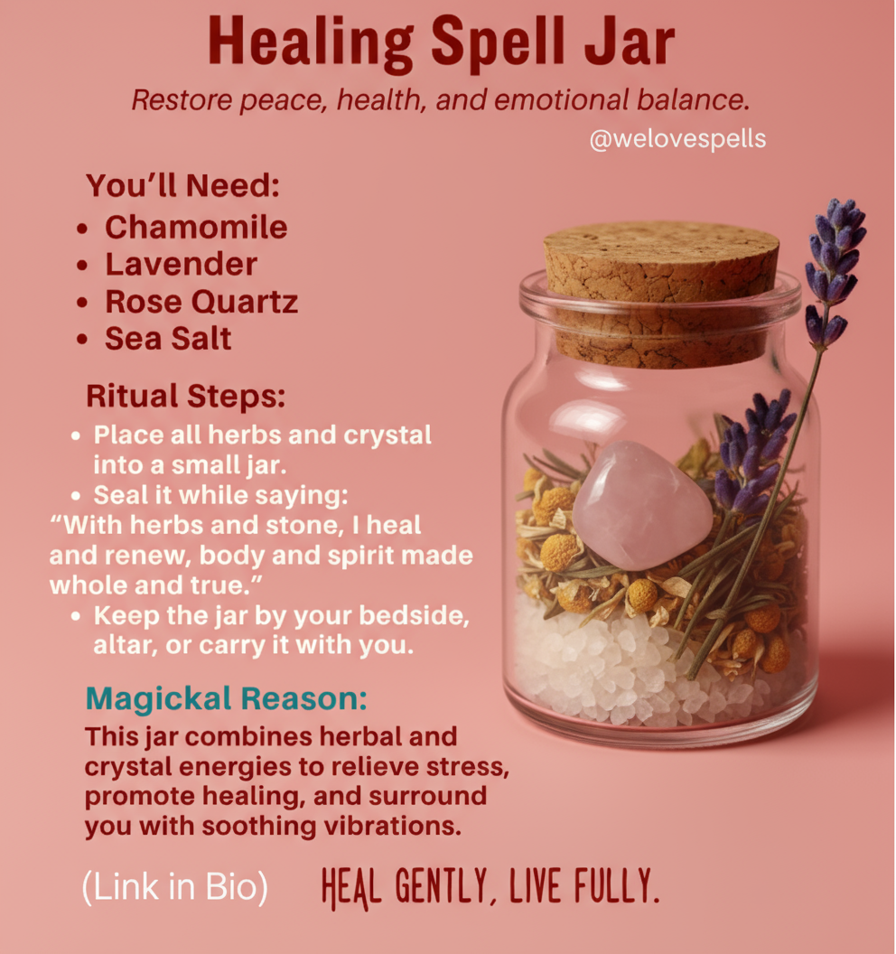 The Gentle Magic of a Healing Spell Jar: Why Your Heart Needs This Ritual