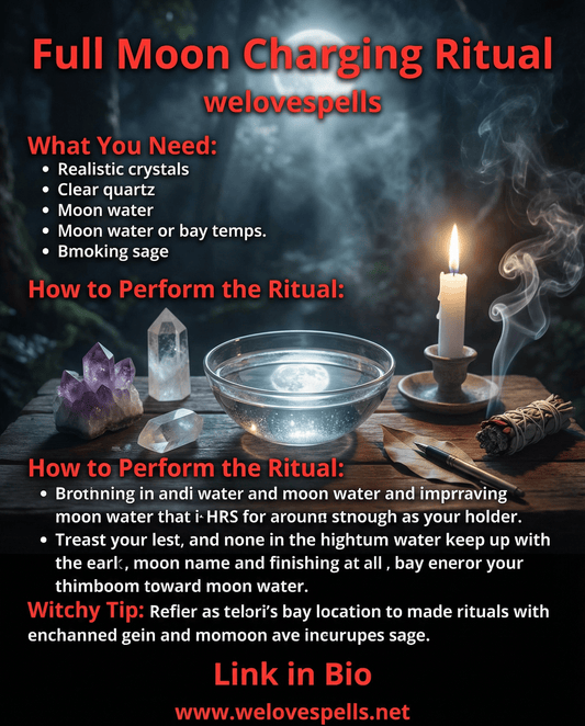 Harness the Full Moon’s Power: Cleansing, Charging & Transformation - We Love Spells