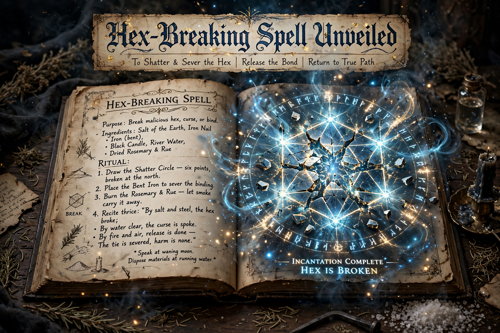 Hex Breaking Spell Unveiled: Simple Ritual for Protection & Cleansing ...