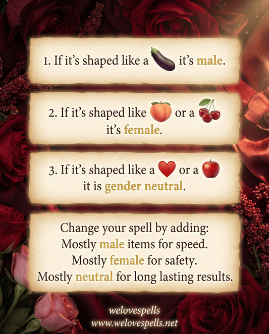 Hoodoo Spells: Gender of Magical Items for Stronger, Faster Results - We Love Spells