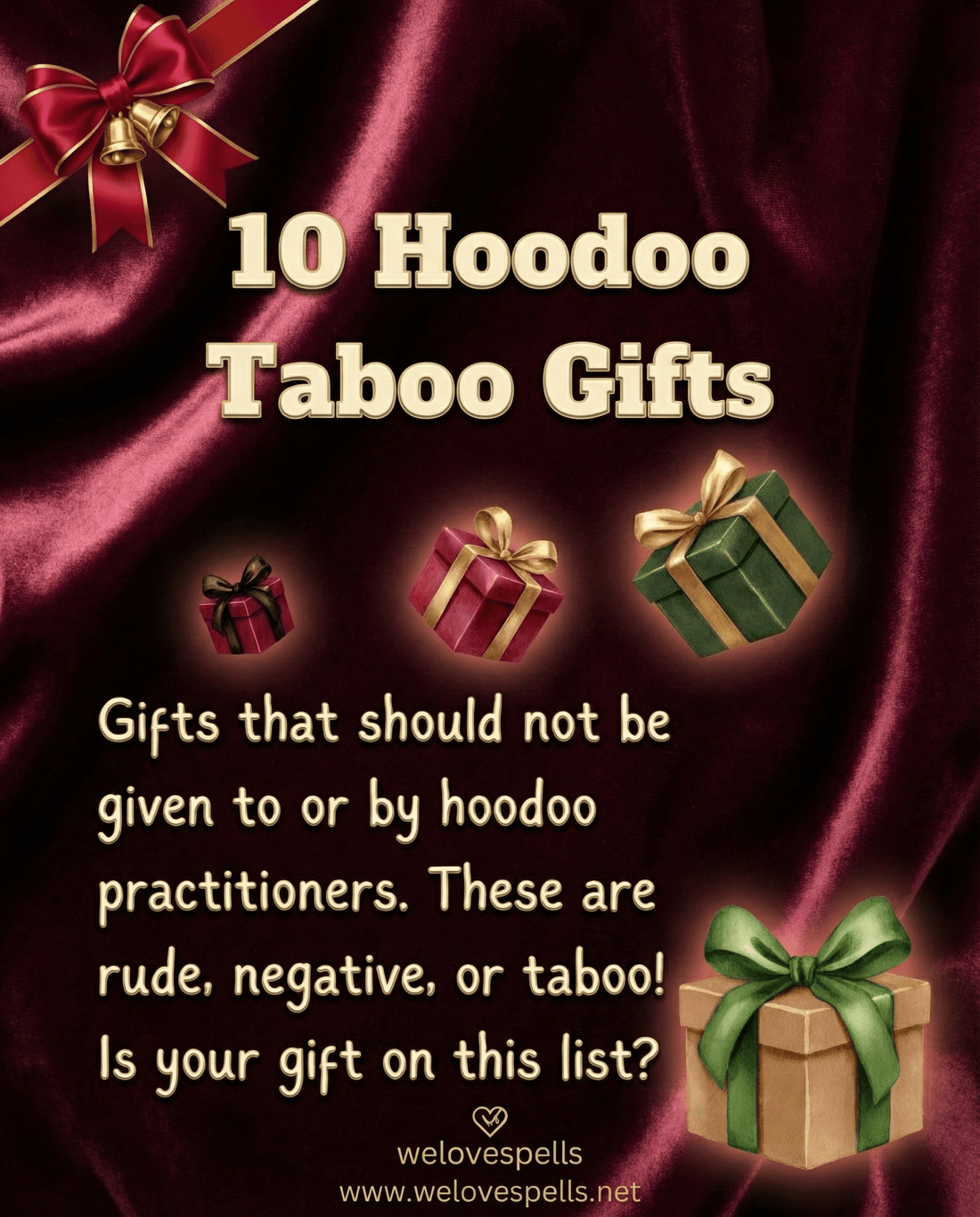 Hoodoo Taboo Gifts: Spiritual Meanings and Magical Gift Warnings - We Love Spells