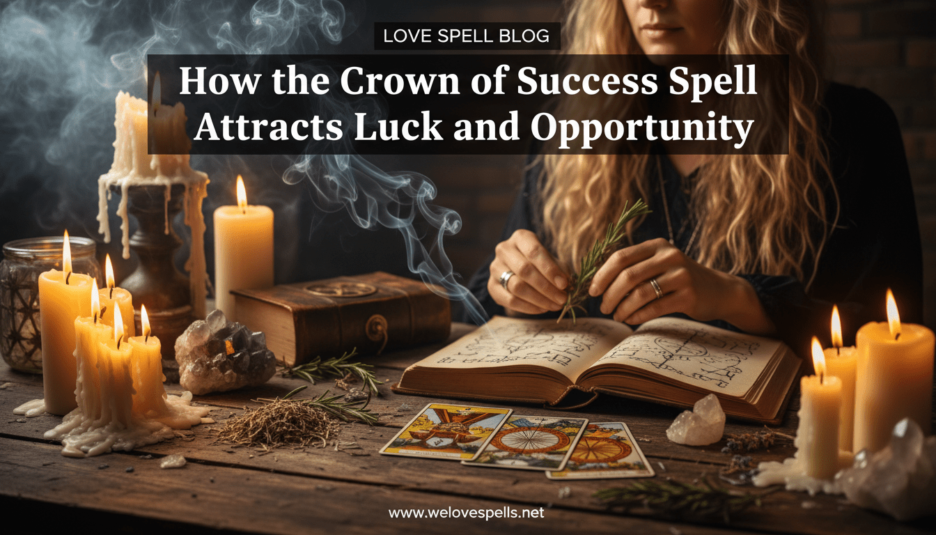 How the Crown of Success Spell Attracts Luck and Opportunity