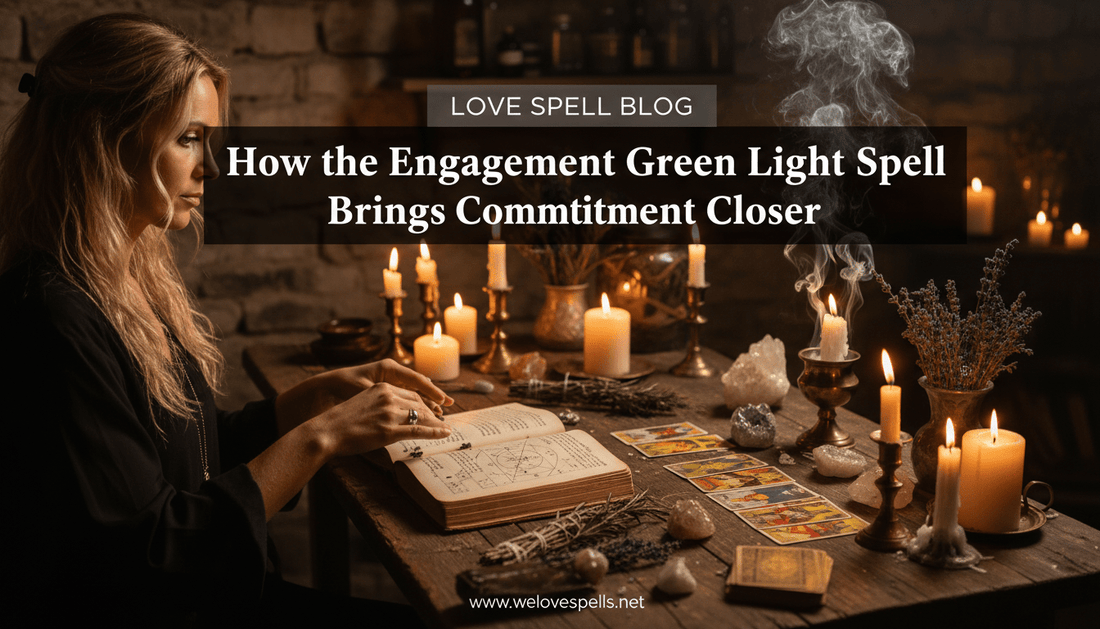 How the Engagement Green Light Spell Brings Commitment Closer - We Love Spells