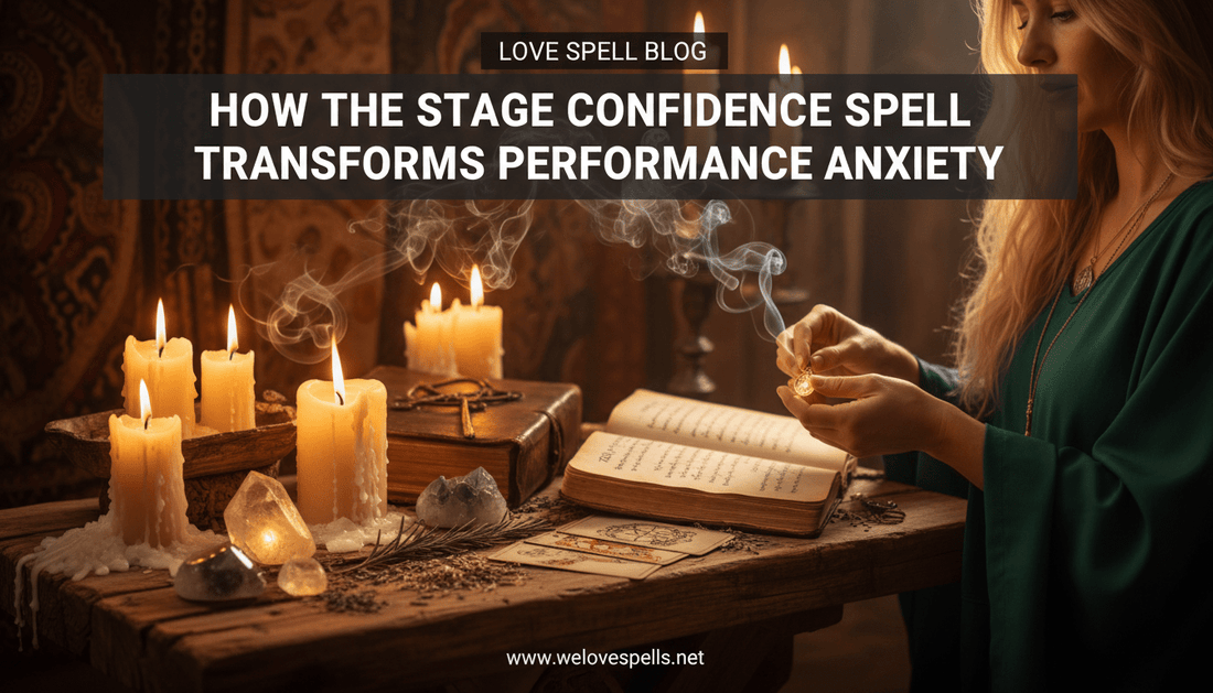 How the Stage Confidence Spell Transforms Performance Anxiety - We Love Spells