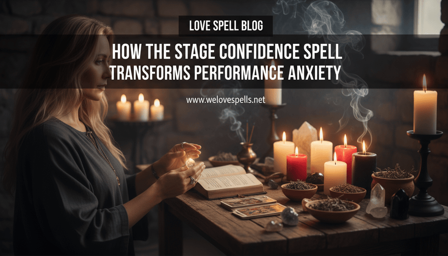How the Stage Confidence Spell Transforms Performance Anxiety