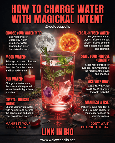How to Charge Water with Magickal Intent for Powerful Witchcraft