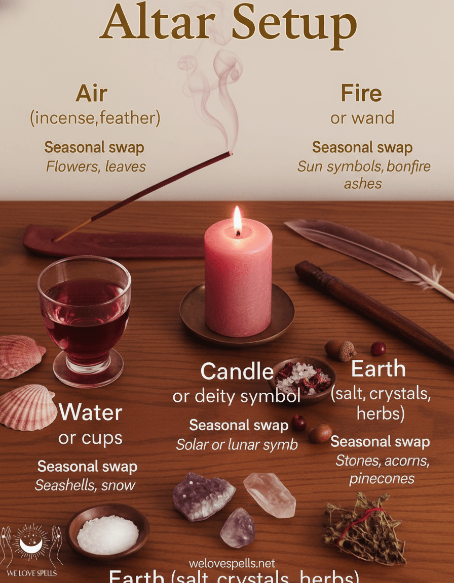 How to Create a Sacred Altar Setup for Spiritual Balance