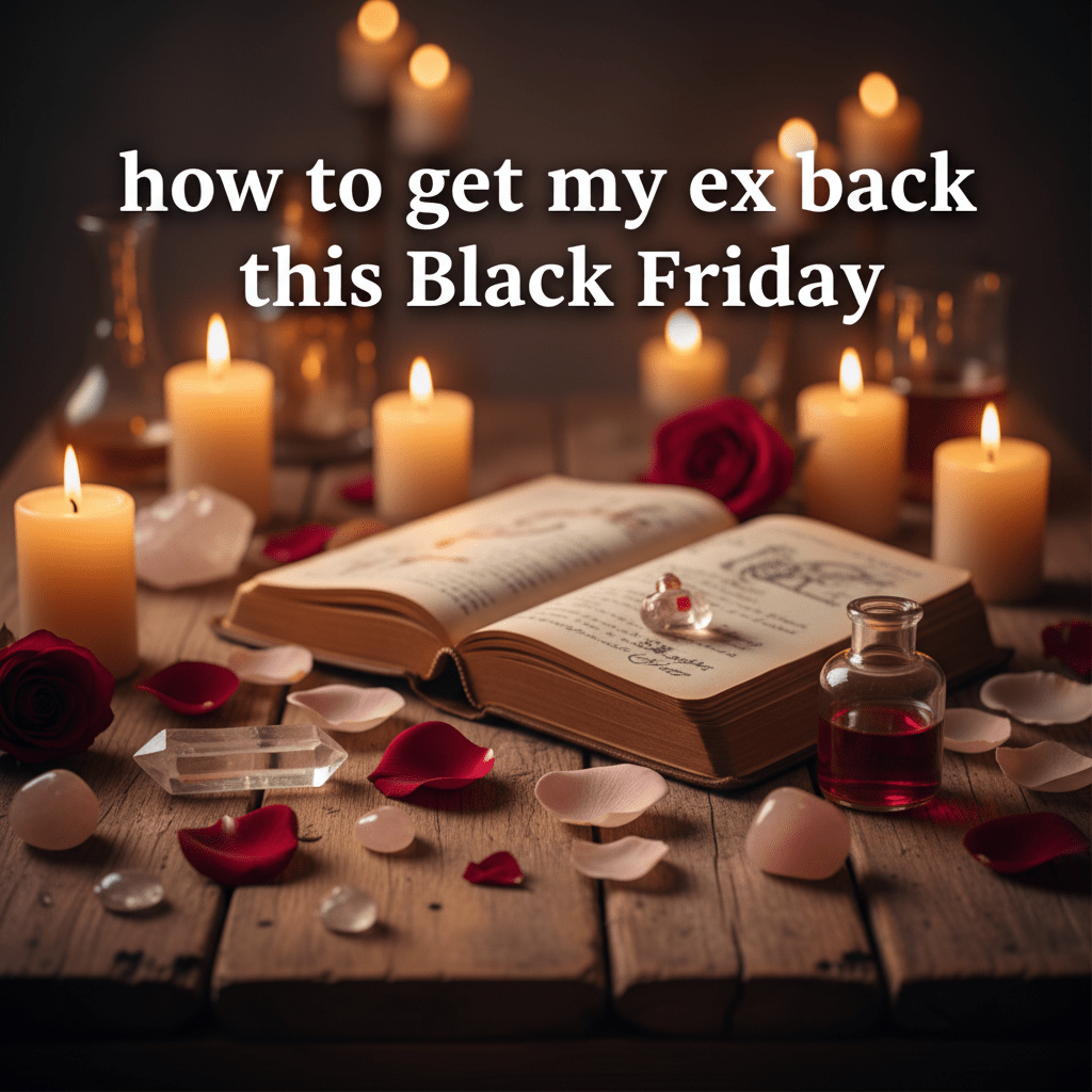 How to Get My Ex Back This Black Friday with Magic - We Love Spells