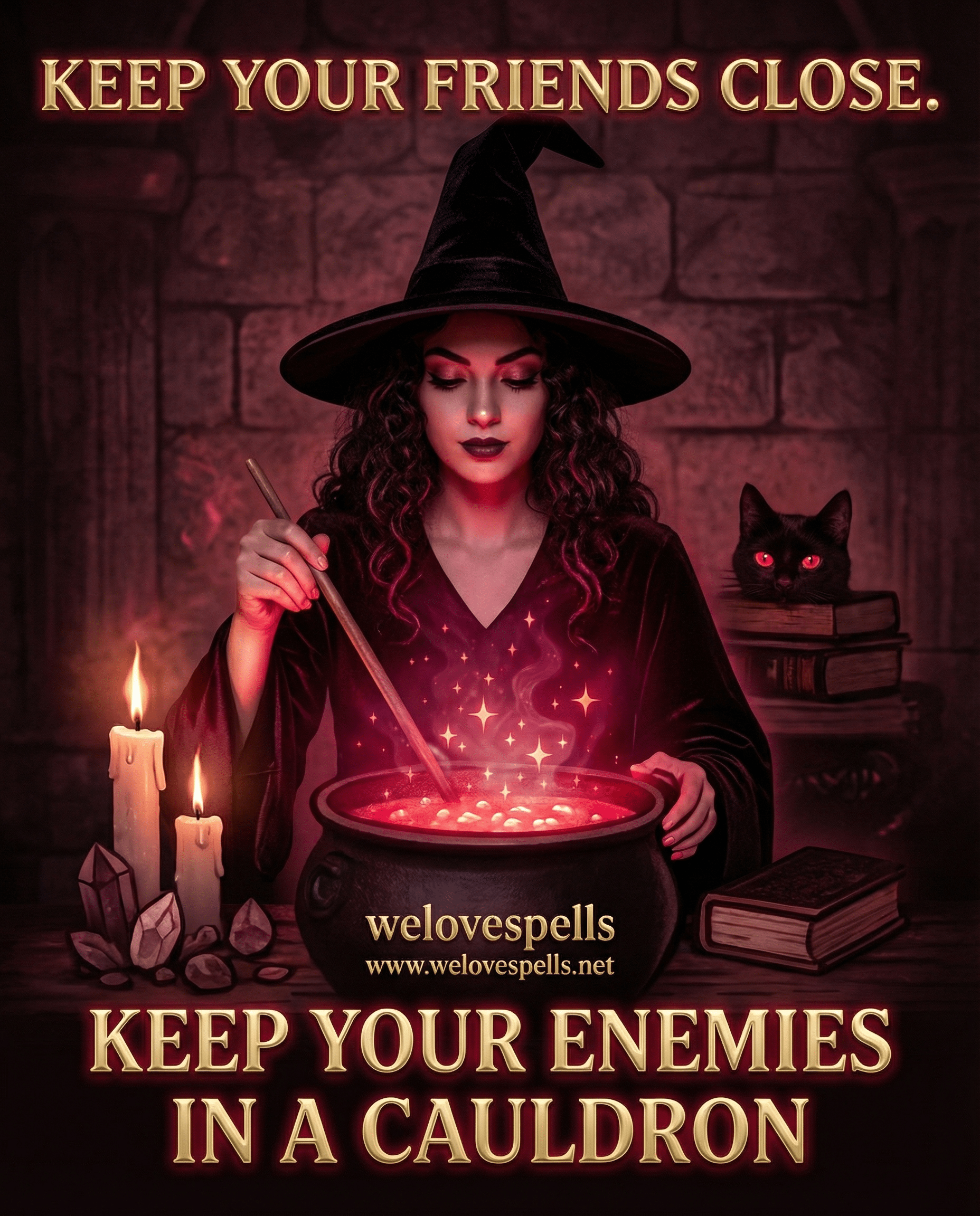 How to Keep Your Enemies in a Cauldron and Friends Even Closer