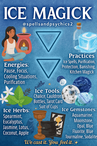 Ice Magick: Your Spiritual Tool for Purification, Protection, and Peace