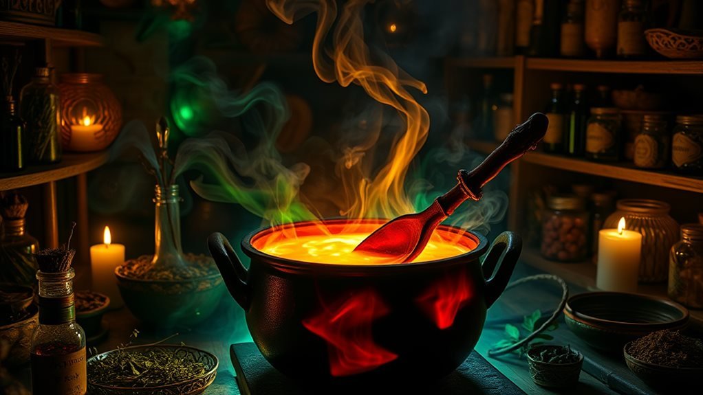 Ignite Magic: Crafting Cauldron Fires for Spells