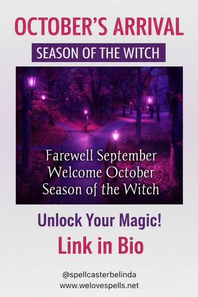 Embrace the Magick of October: Witch’s Season of Samhain and Renewal
