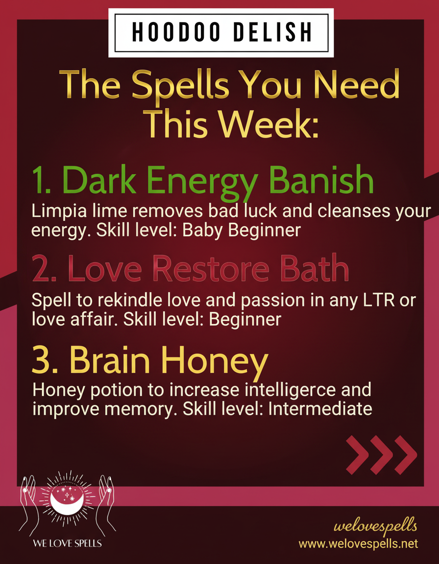 3 Powerful Hoodoo Spells for Cleansing, Love, and Success