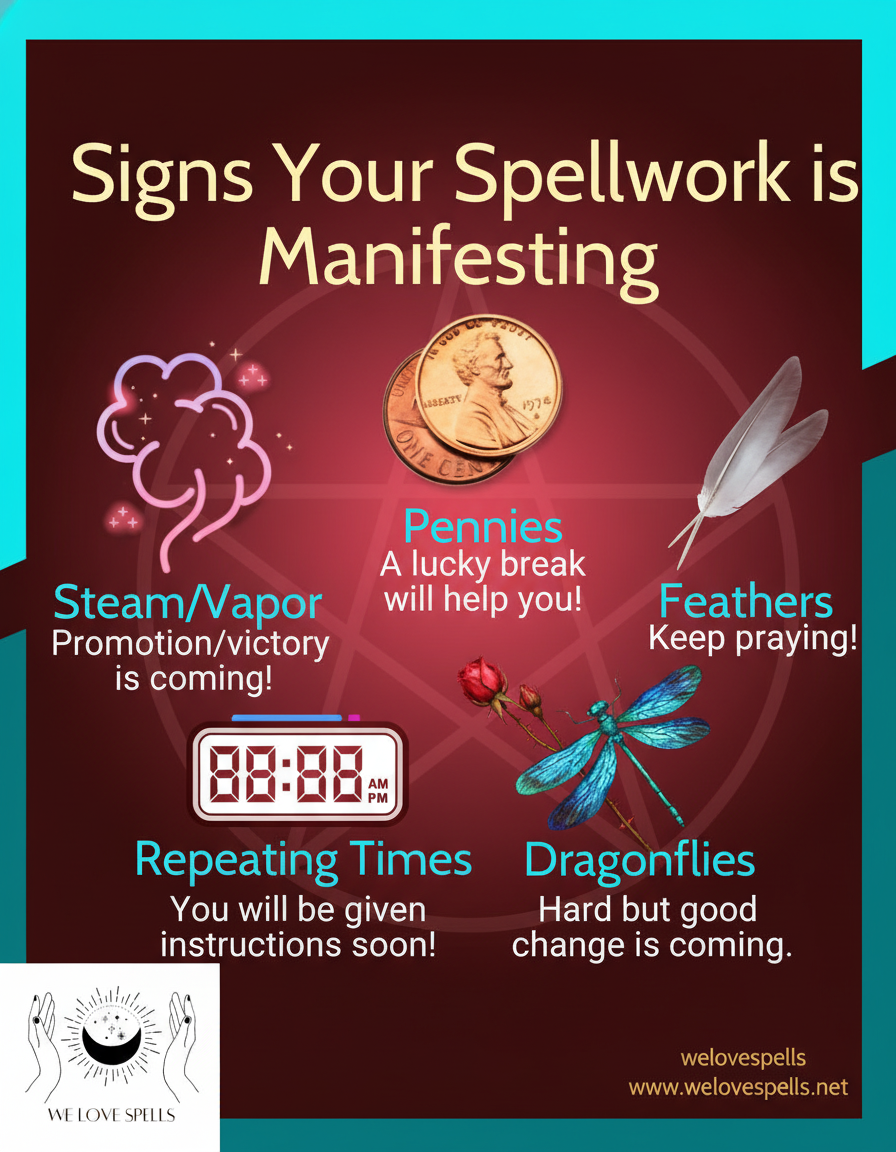5 Powerful Signs Your Spellwork Is Manifesting Successfully