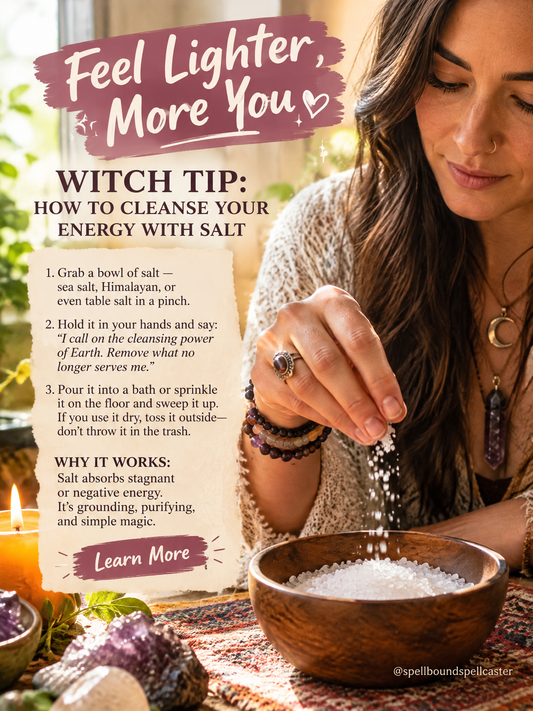Witch Tip: How to Cleanse Your Energy with Salt