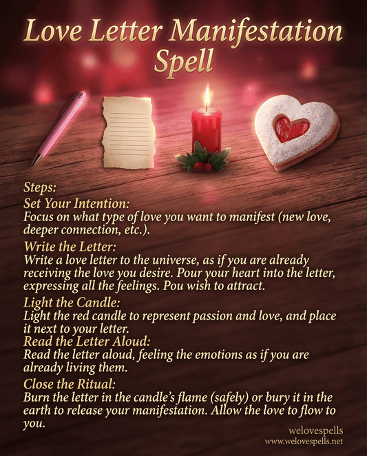 Love Letter Manifestation Spell: Attract Love Through Powerful Intent - We Love Spells