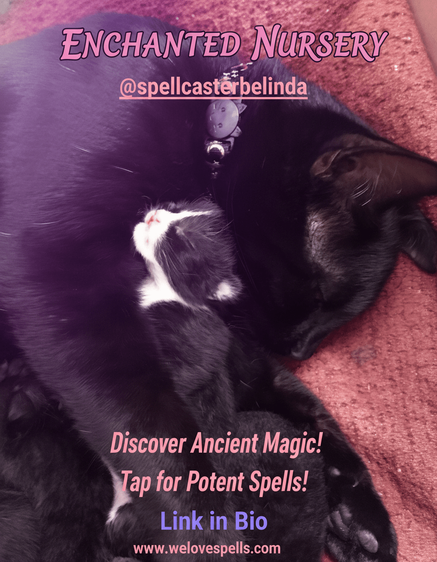Luna the Black Cat: A Magical Mama and Witchy Halloween Muse - We Love Spells