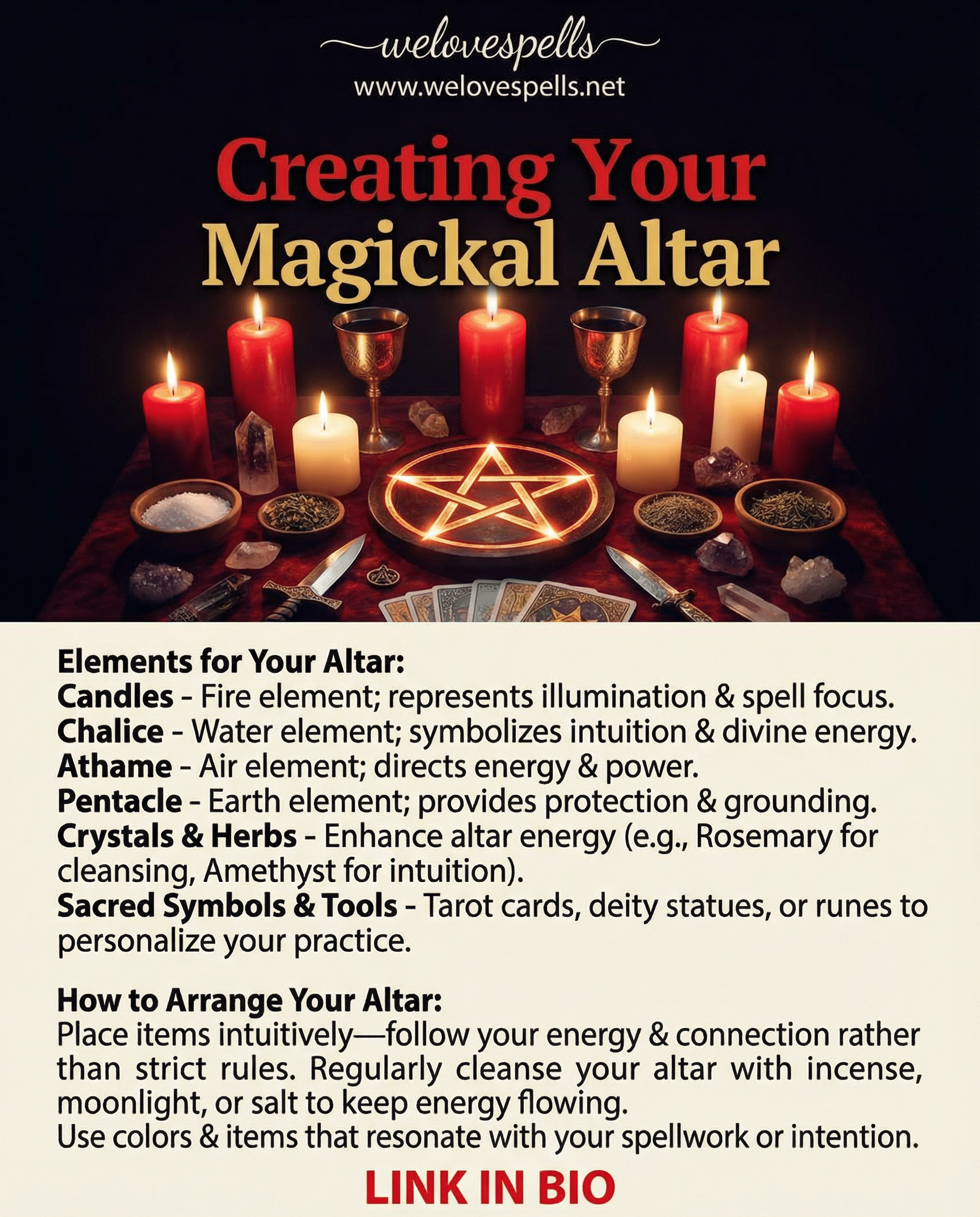 Magickal Altar Setup: Essential Tools & Elements for Your Sacred Space