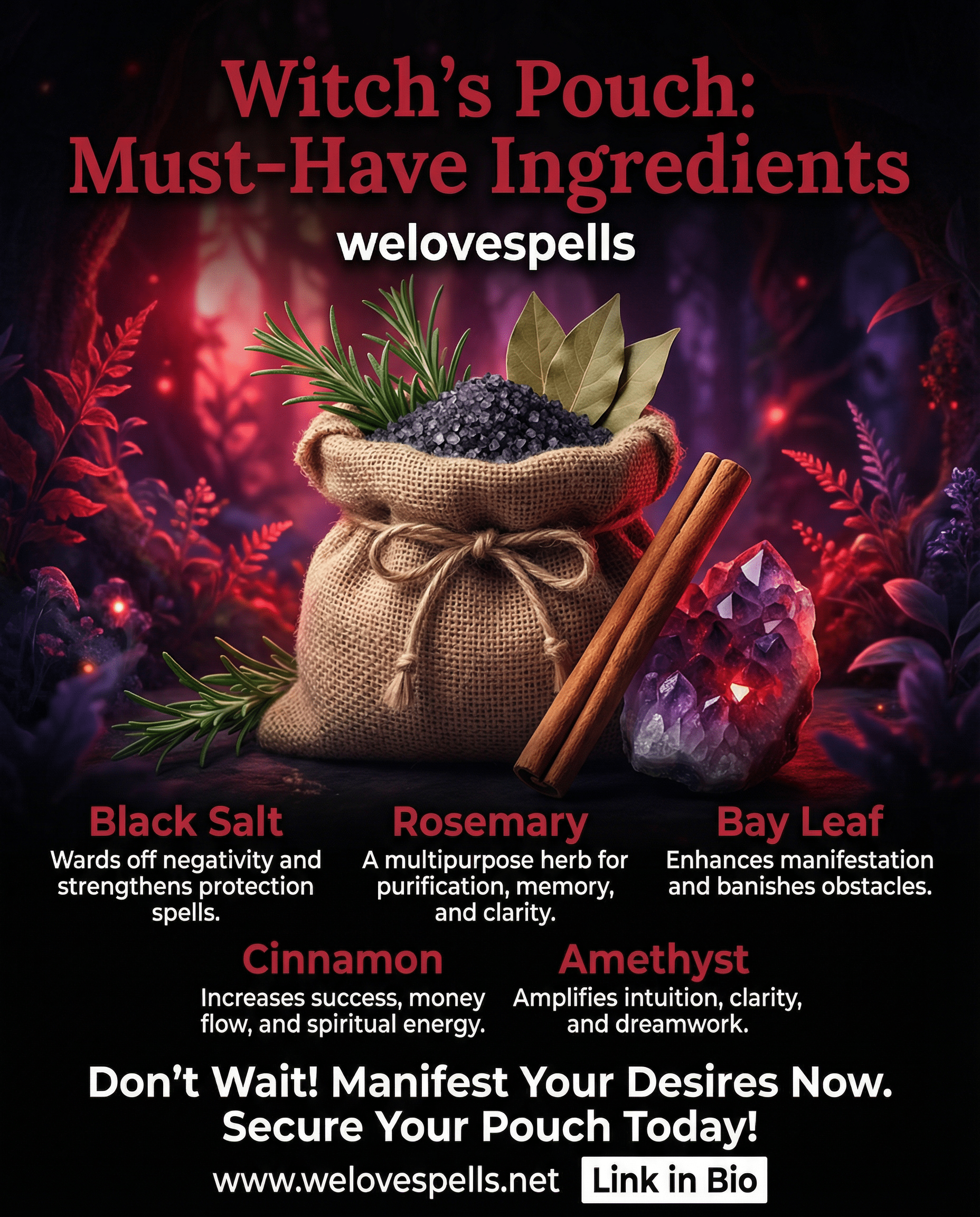 Magickal Pouch Essentials: What Every Witch Should Carry Daily