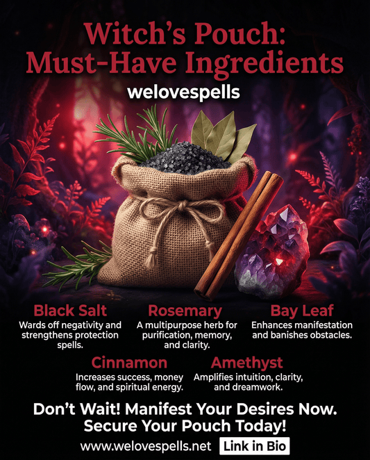 Magickal Pouch Essentials: What Every Witch Should Carry Daily - We Love Spells