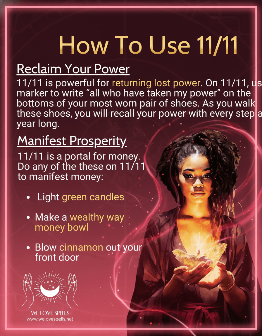 Manifest Your Dreams This 11/11: Unlock Powerful Manifestation Energy - We Love Spells