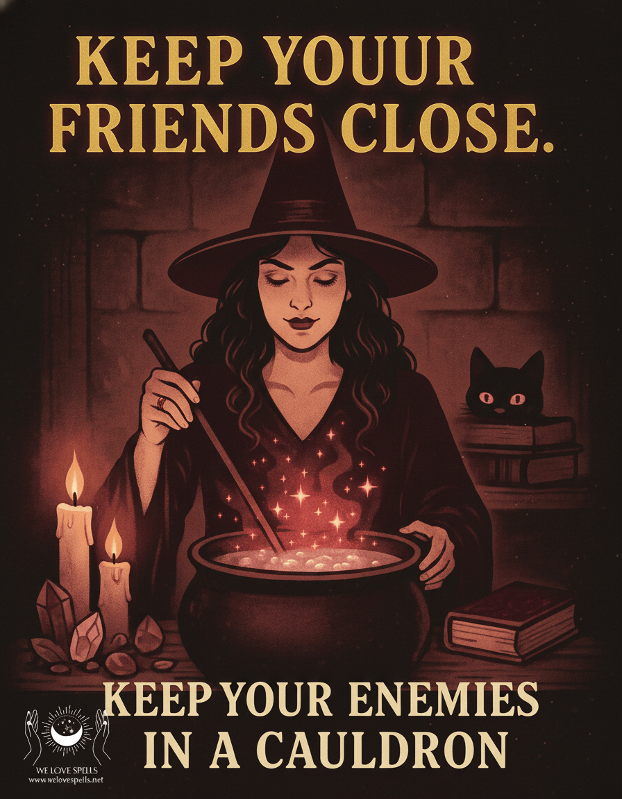 Mastering Rivalries: Keep Your Enemies Stewing in a Cauldron - We Love Spells