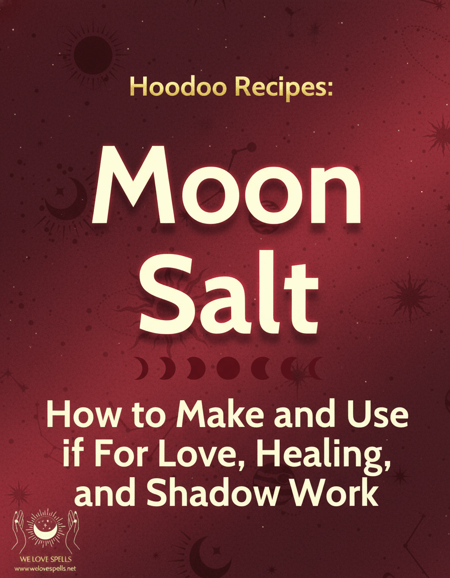 Moon Salt Magic: Harness Full Moon Energy for Healing & Closure
